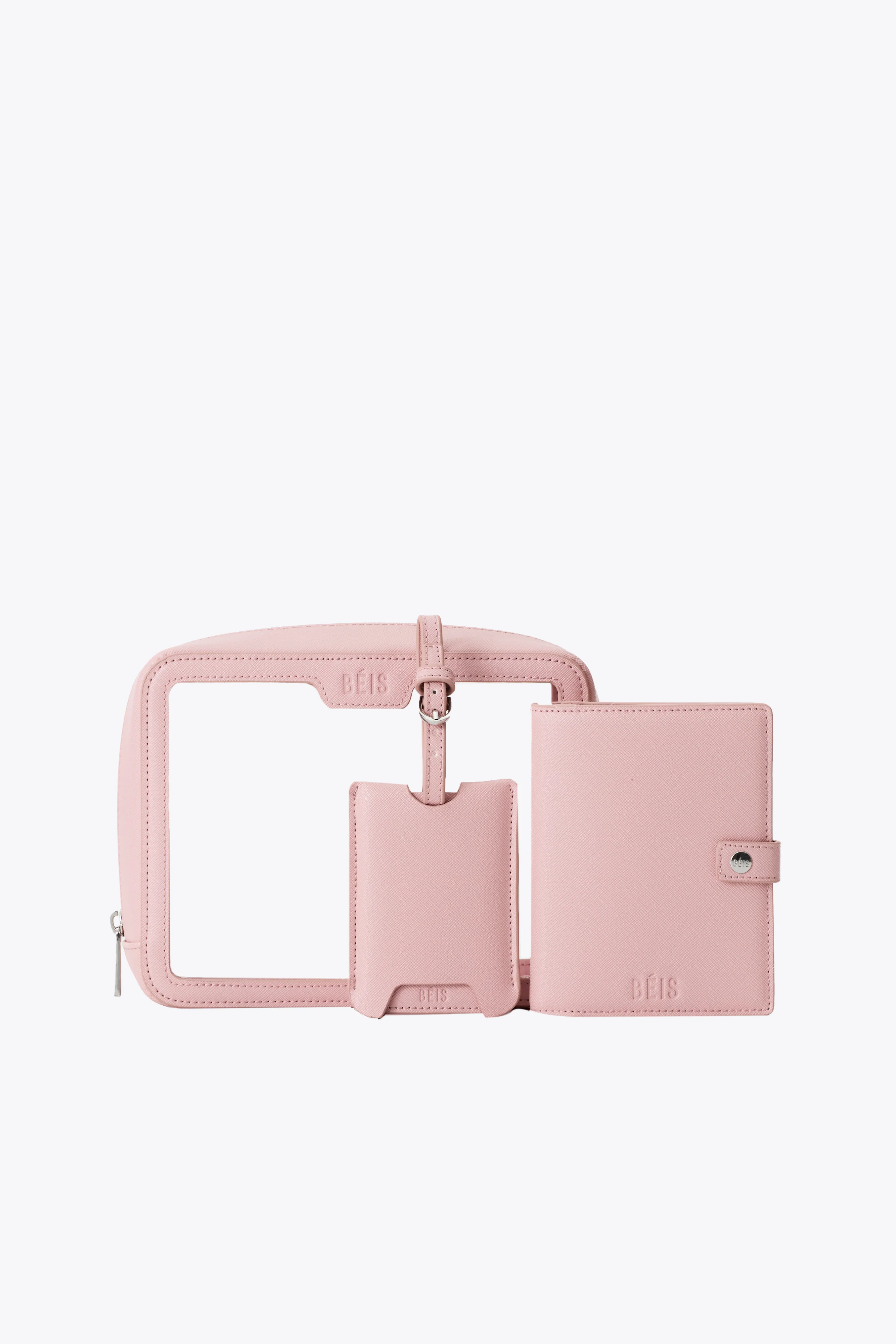 The Passport & Luggage Tag Set in Atlas Pink - Image 4