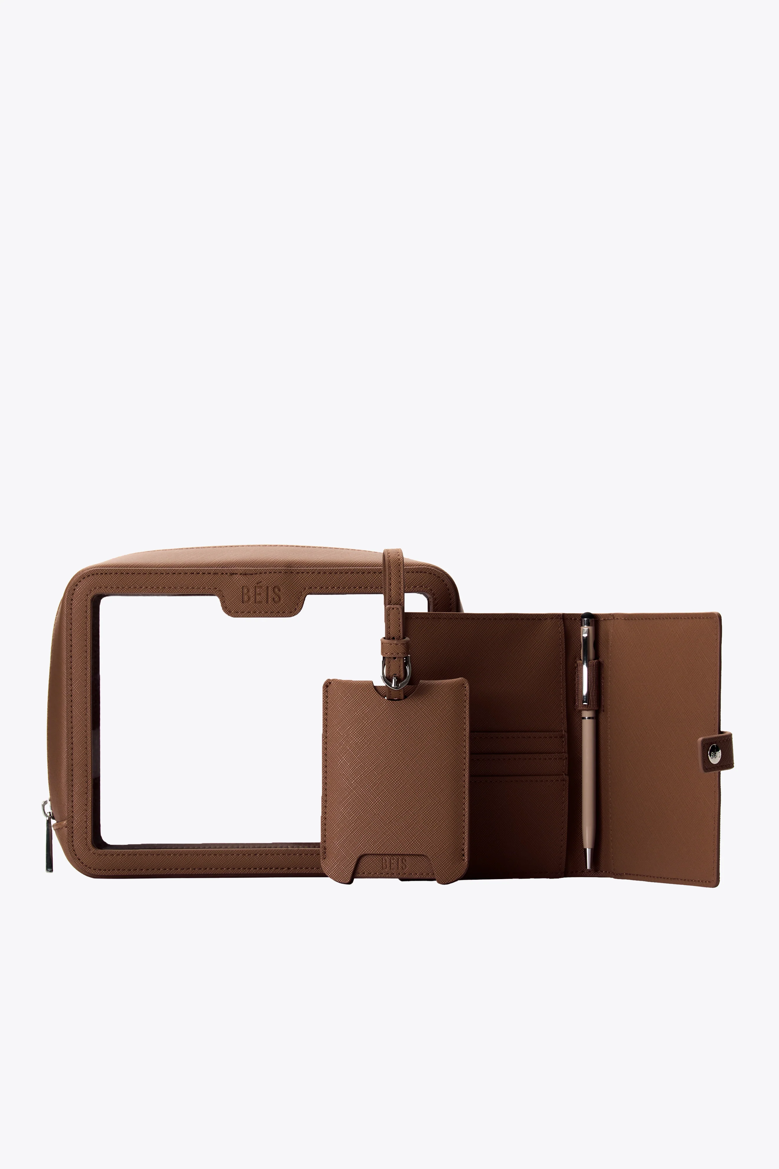 The Passport & Luggage Tag Set in Maple - Image 5