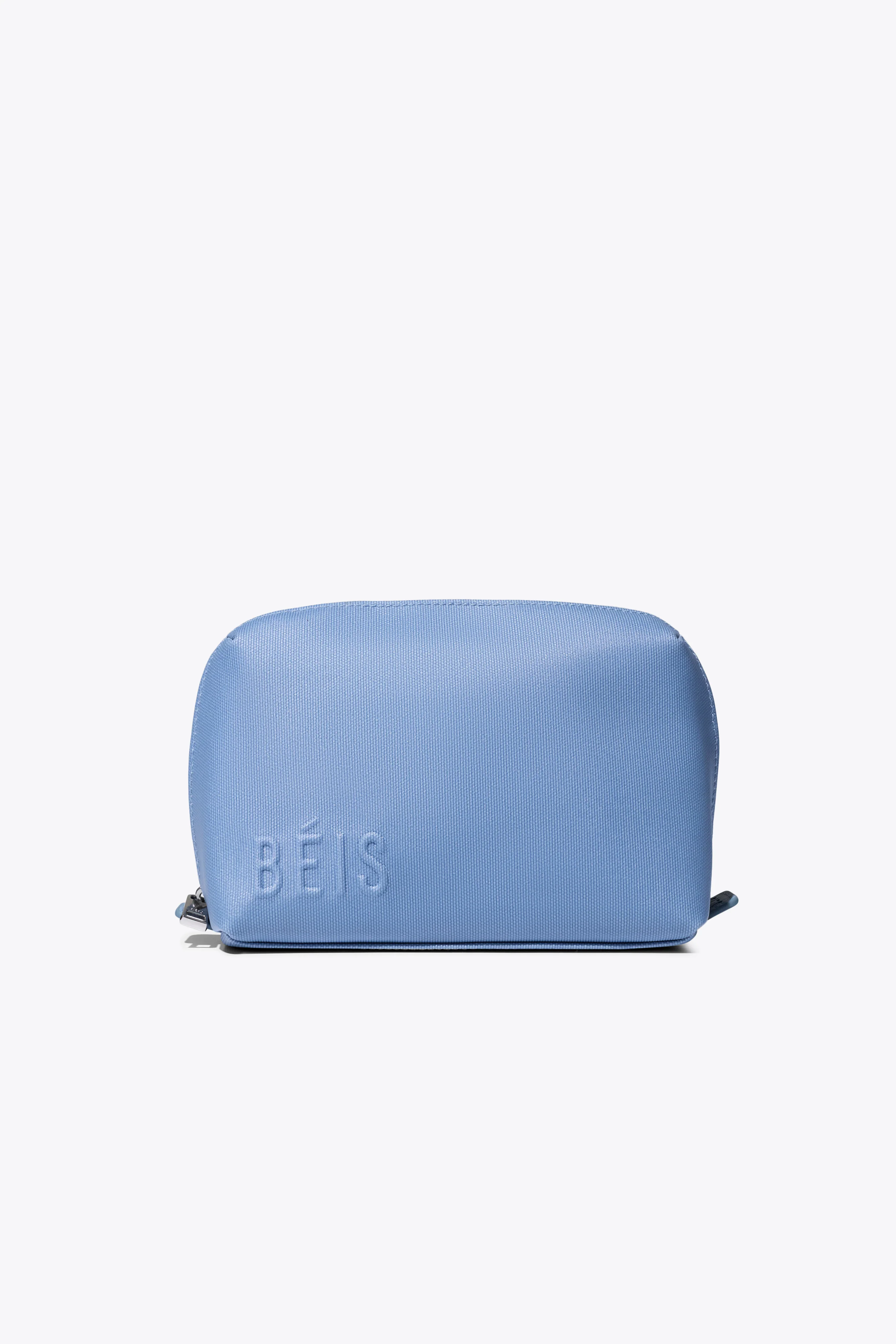 The Small Cosmetic Pouch in Dusty Blue