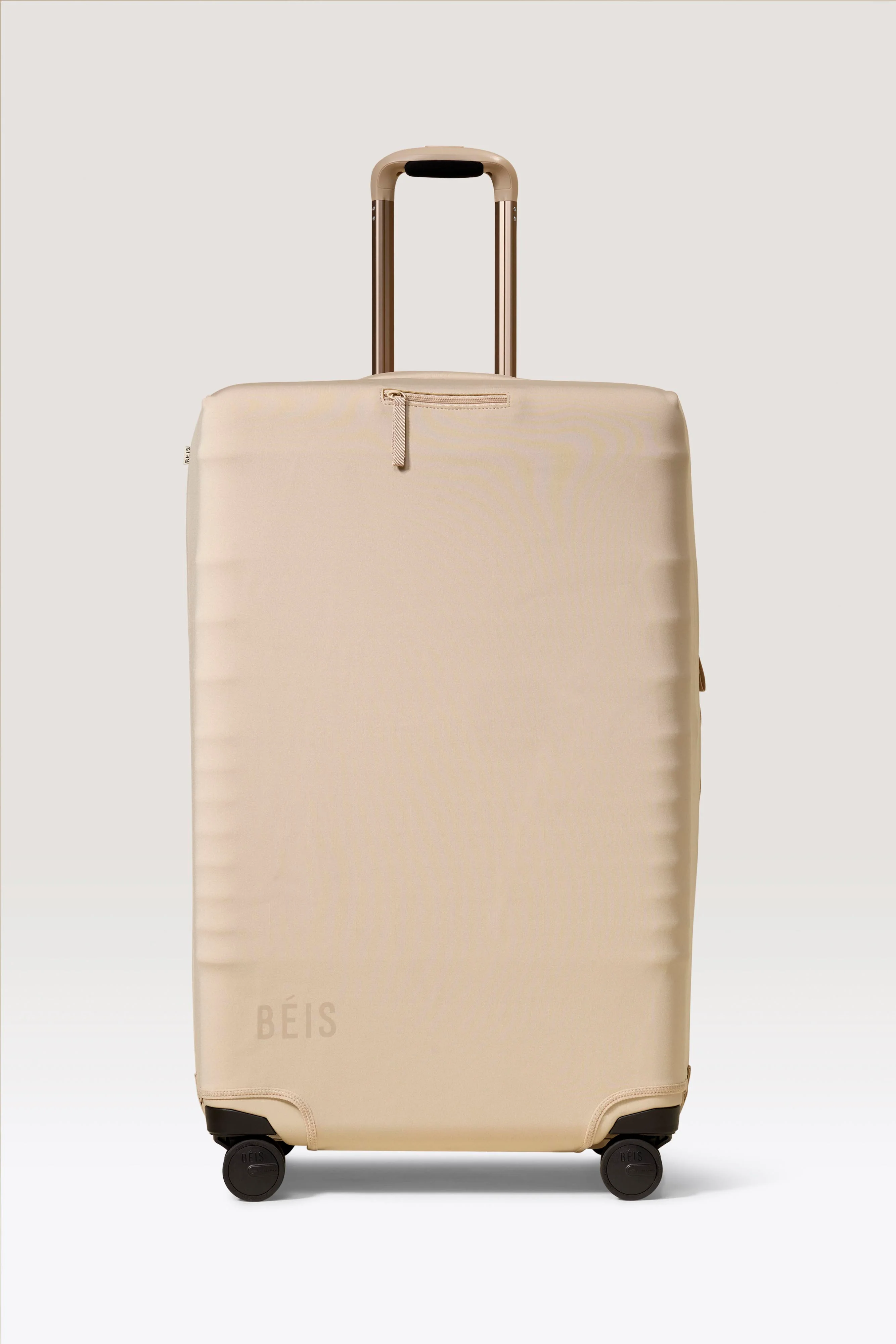 The Large Check-In Luggage Cover in Beige