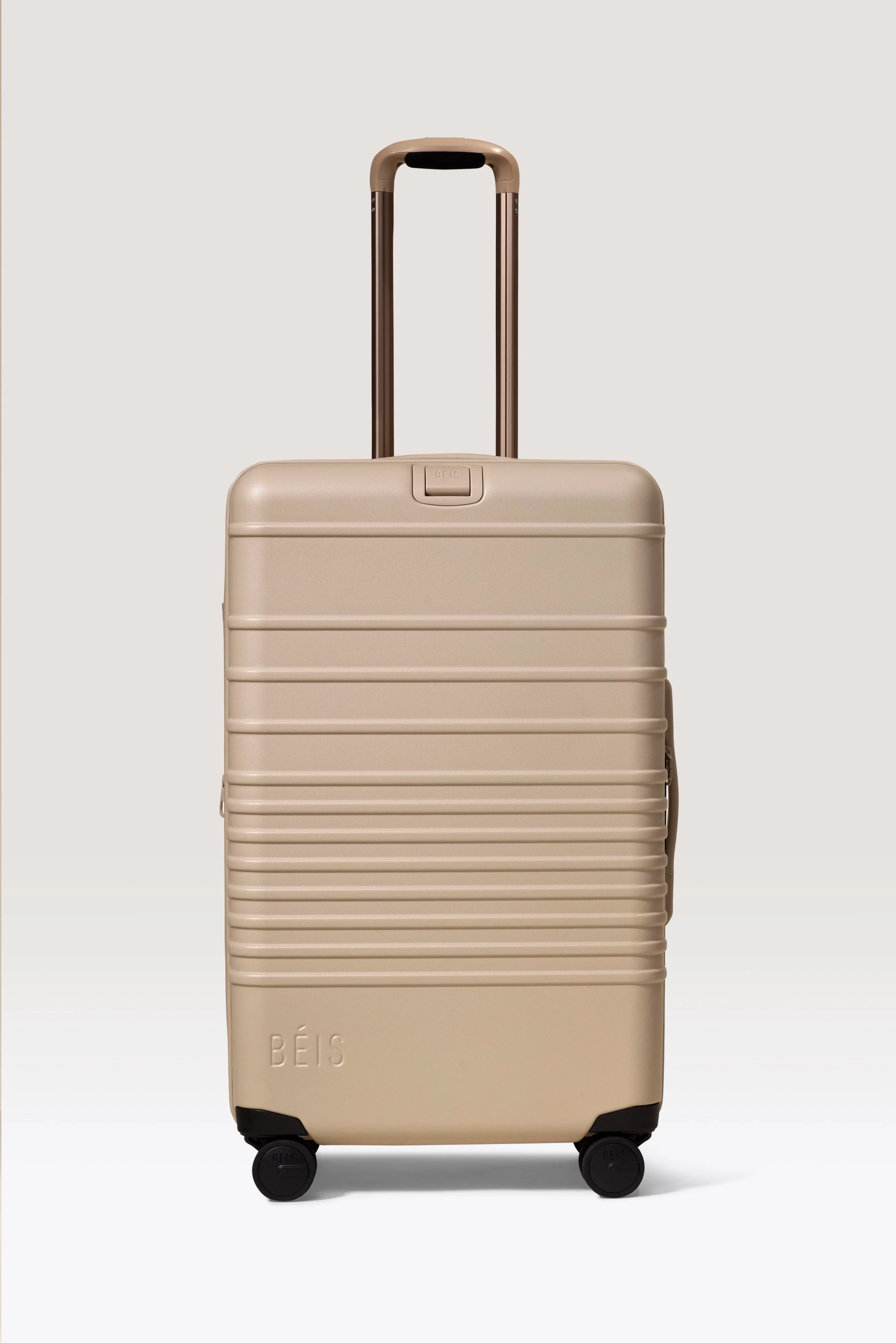 The Medium Check-In Roller in Beige