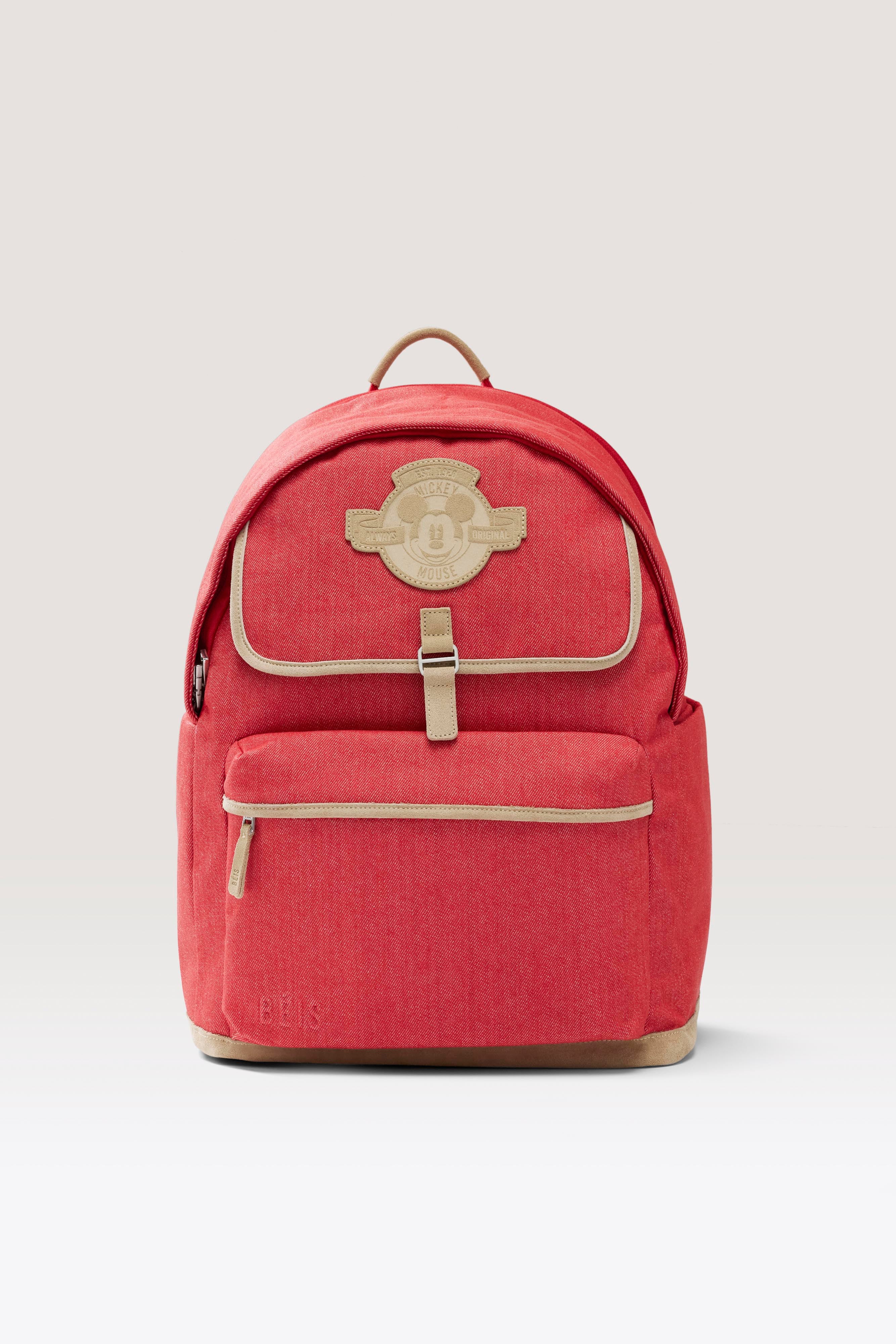 The Disney Backpack in Red Jeans