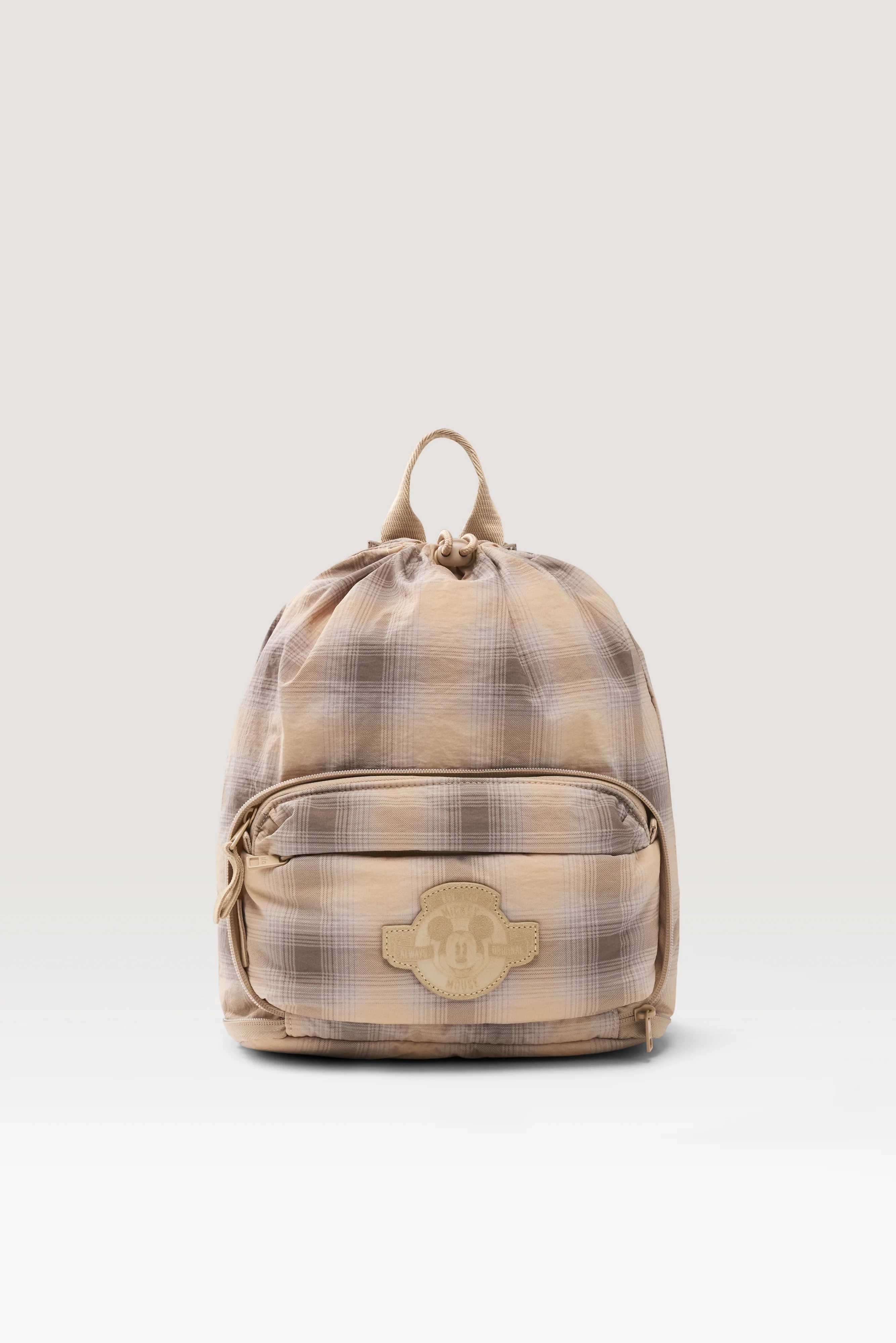 The Disney Compactible Backpack in Plaid